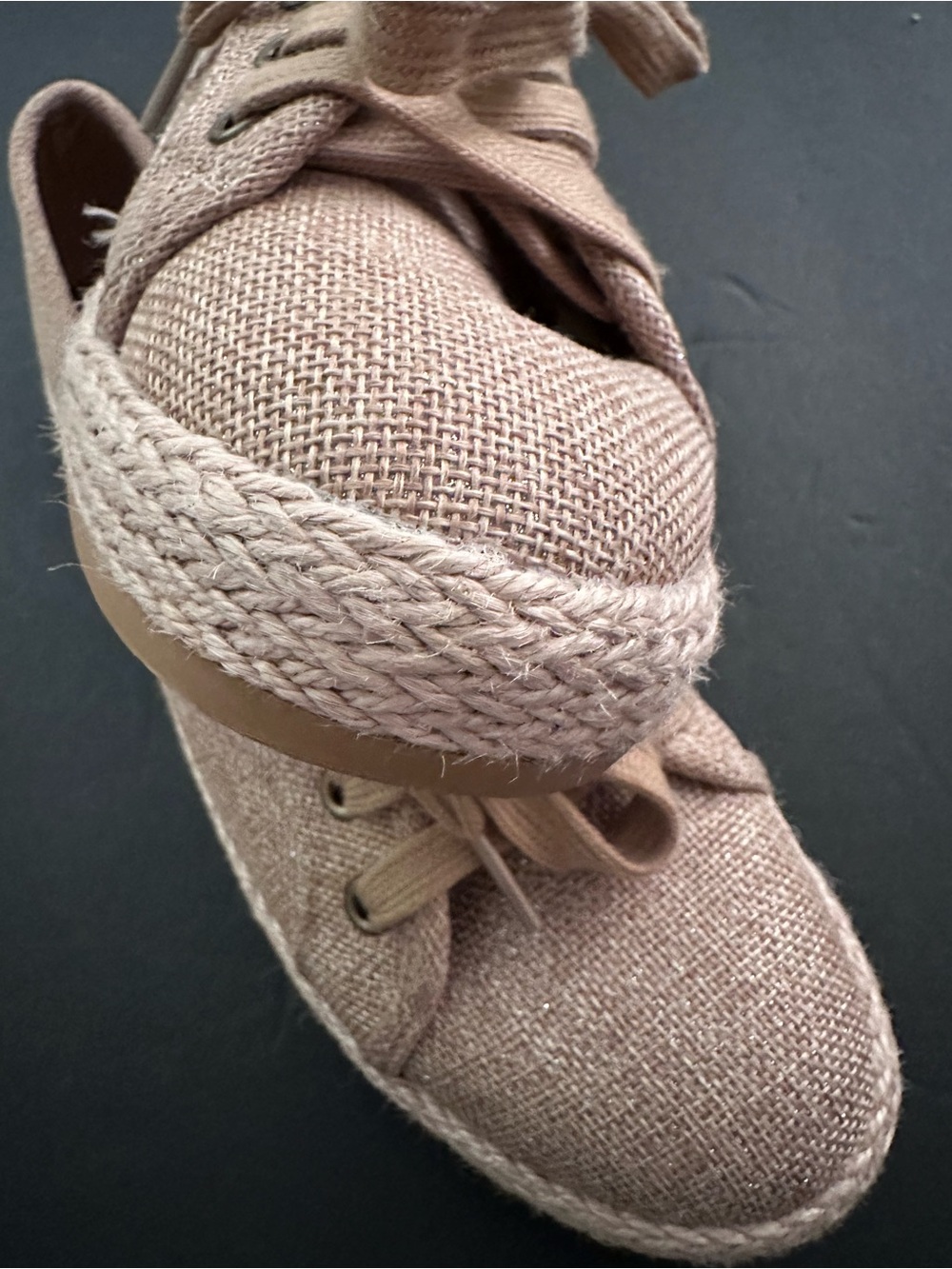 Tommy Bahama Women's Beige Galana Canvas Twine & Espadrille Sneakers Shoes 9.5 - Picture 6 of 6